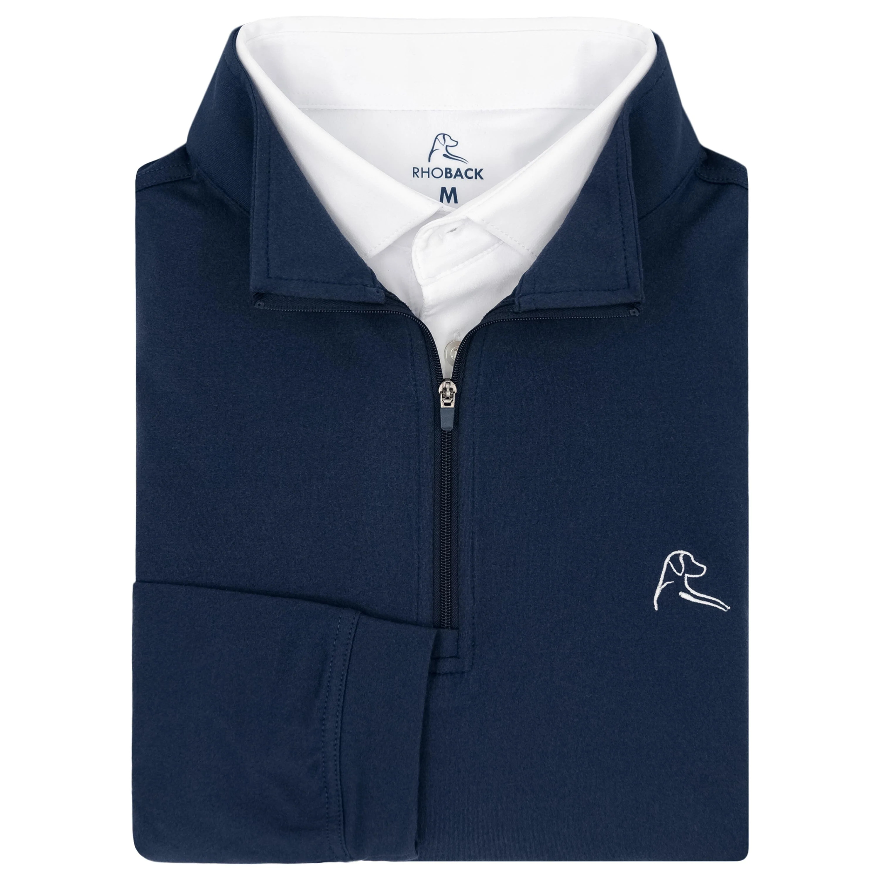 Solid Performance Q-Zip - Fleet Navy | Rhoback | RHOBACK