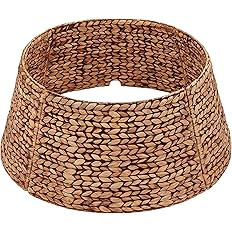 CENBOSS Christmas Tree Collar, Rattan Xmas Tree Collar for Artificial Trees, Woven Wicker Christm... | Amazon (US)