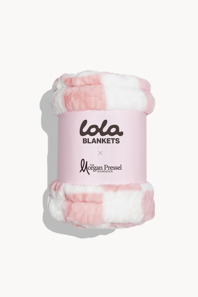 Pink Check | Lola Blankets