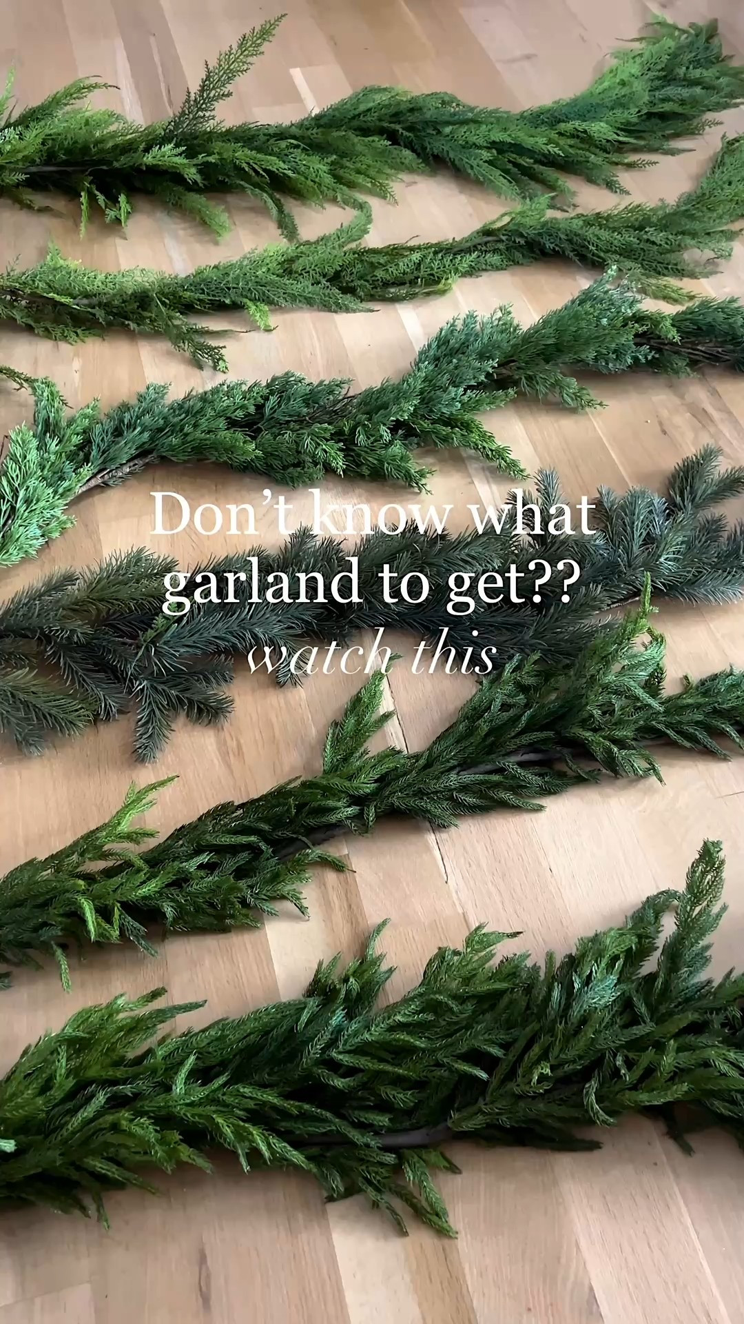 Not sure what Christmas garland to get for you greenery layer?? Watch this video that compares several of the popular styles out there! 

Norfolk garland
Faux cedar garland
Soft fir garland 

#LTKHoliday #LTKSeasonal #LTKHome