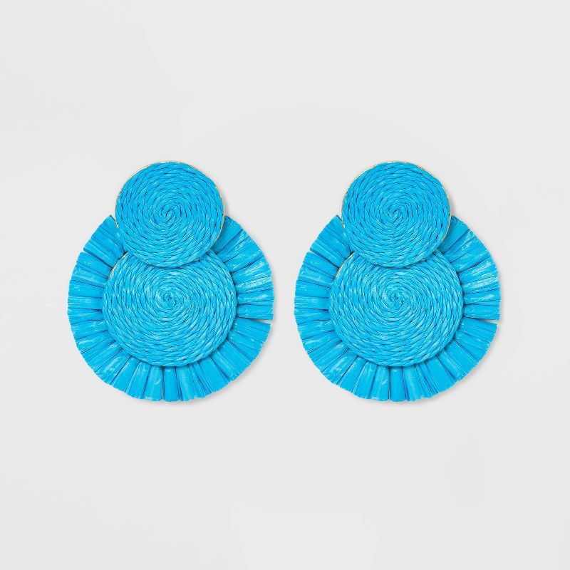 SUGARFIX by BaubleBar Raffia Statement Earrings | Target