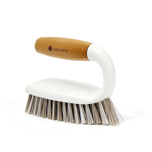 Full Circle Tough Stuff All-Purpose Scrub Brush, White 4.45" x 5.12" x 3.82" | Amazon (US)
