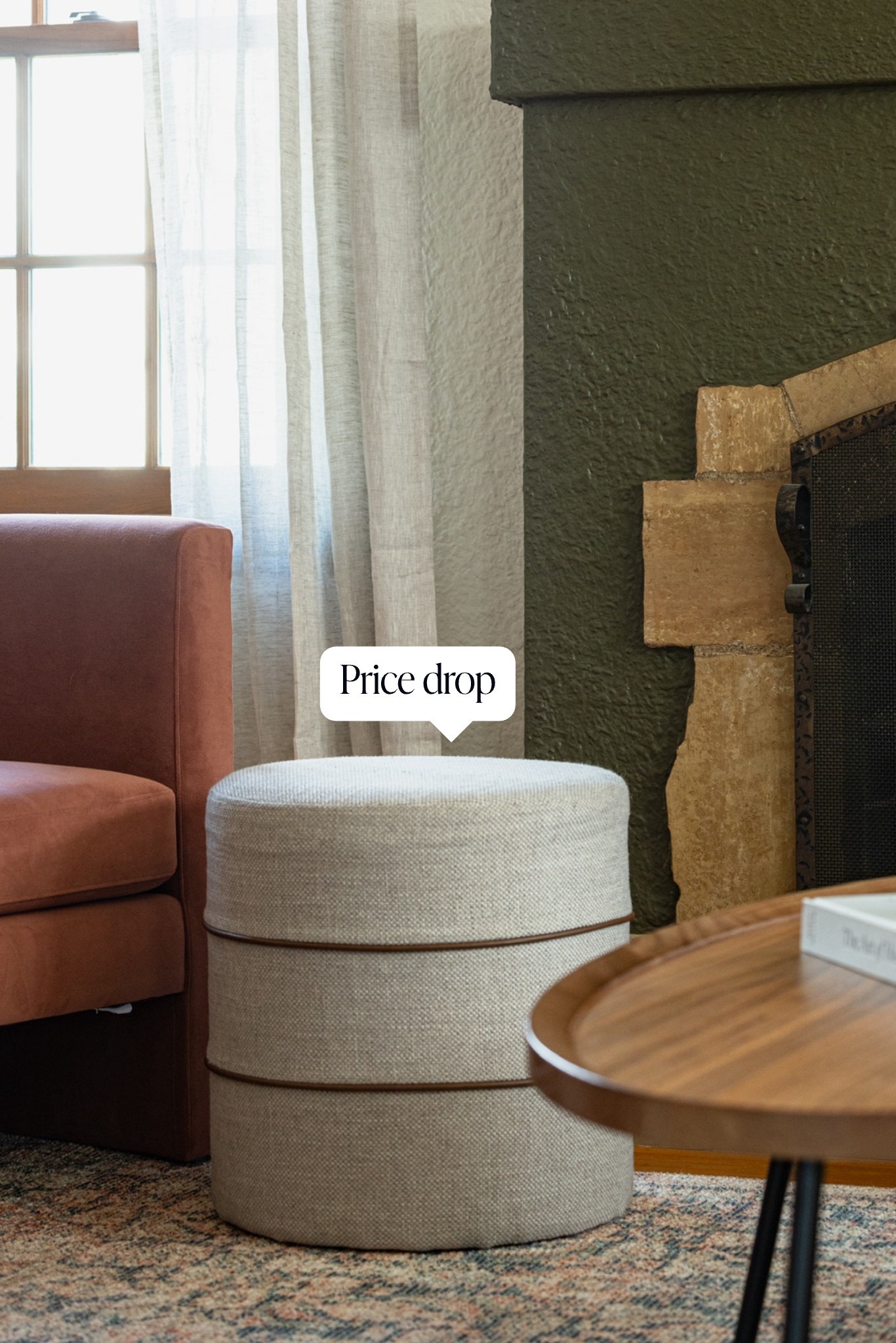 Back in January, I wrote on @substack about what I consider to be the most underrated piece of furniture—the ottoman. And I just so happened to notice the @Target ottoman shown here (which I  own and influenced my mom to buy, too!) is finally back in stock AND on sale!

#LTKfindsunder100 #LTKsalealert #LTKhome