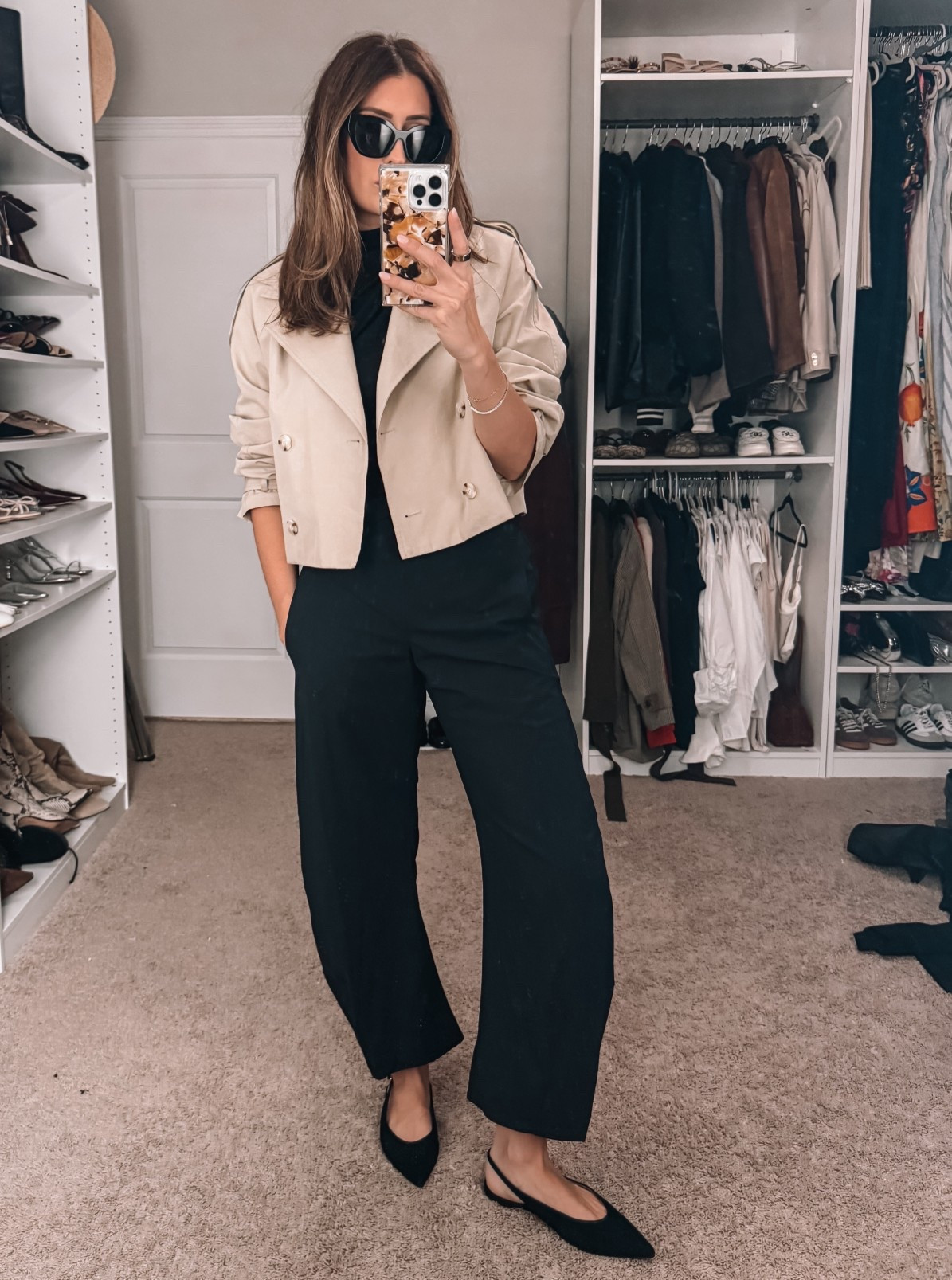 Size 6 in pants for a slouchier fit. Best travel pants ever 

#LTKTravel