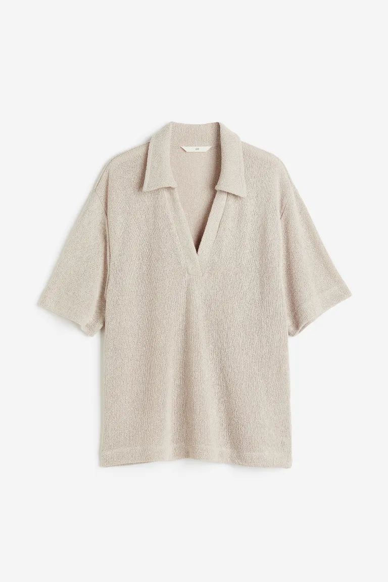 Top with Collar | H&M (US)