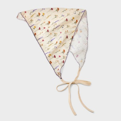 Floral Bandana Scarf - Universal Thread™ Ivory | Target