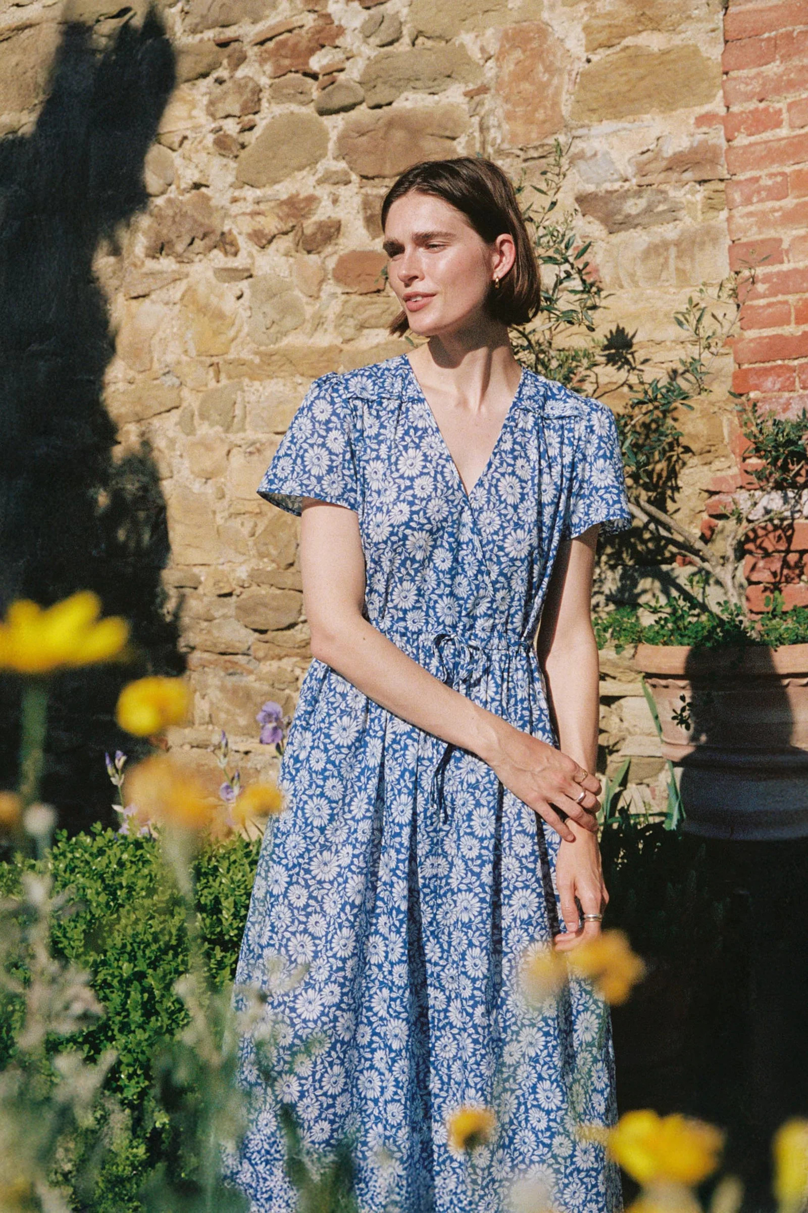 The Dawn Dress | Aster Field Lapis | Christy Dawn