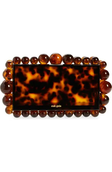 Cult Gaia Eos Beaded Acrylic Box Clutch | Nordstrom