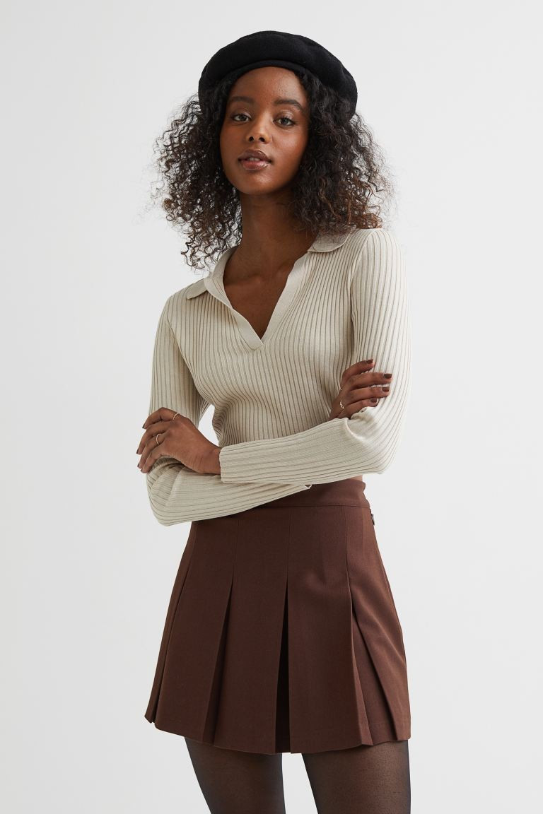 Short Twill Skirt | H&M (US + CA)