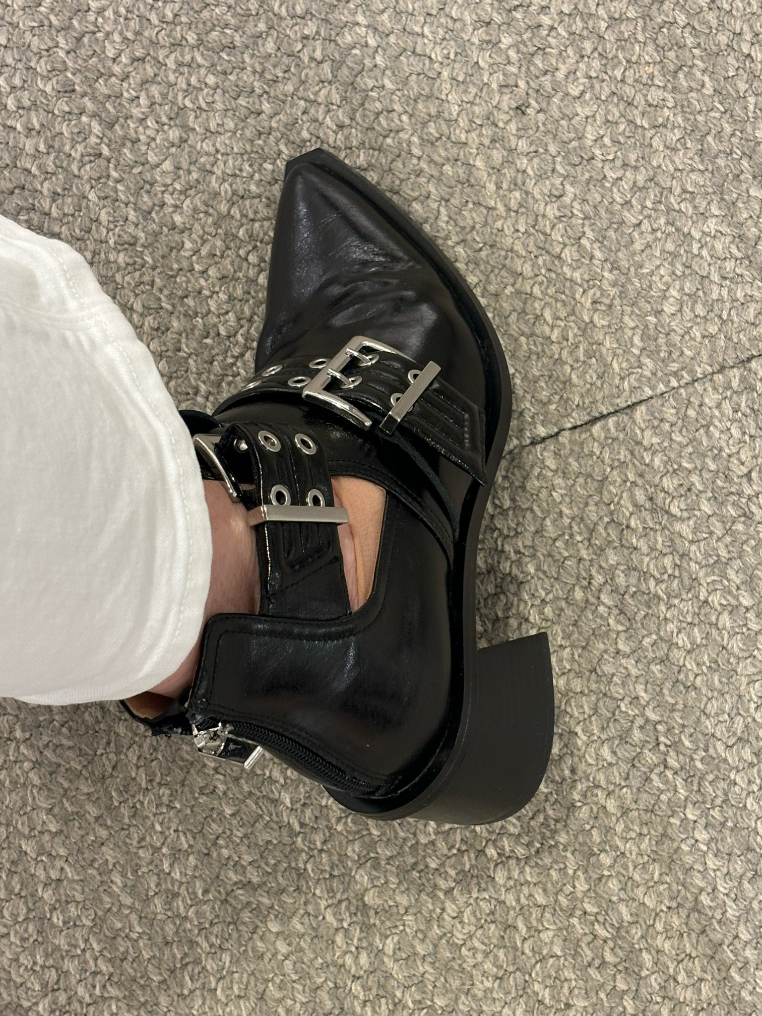 I had to try these Steve Madden booties! And I had to get them. Comfortable leather upper and great to wear with or without socks. Now only $99.99!

#LTKShoeCrush #LTKxNSale #LTKSaleAlert