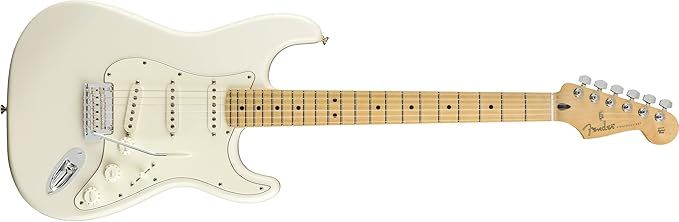 Fender Player Stratocaster Electric Guitar - Maple Fingerboard - Polar White | Amazon (US)
