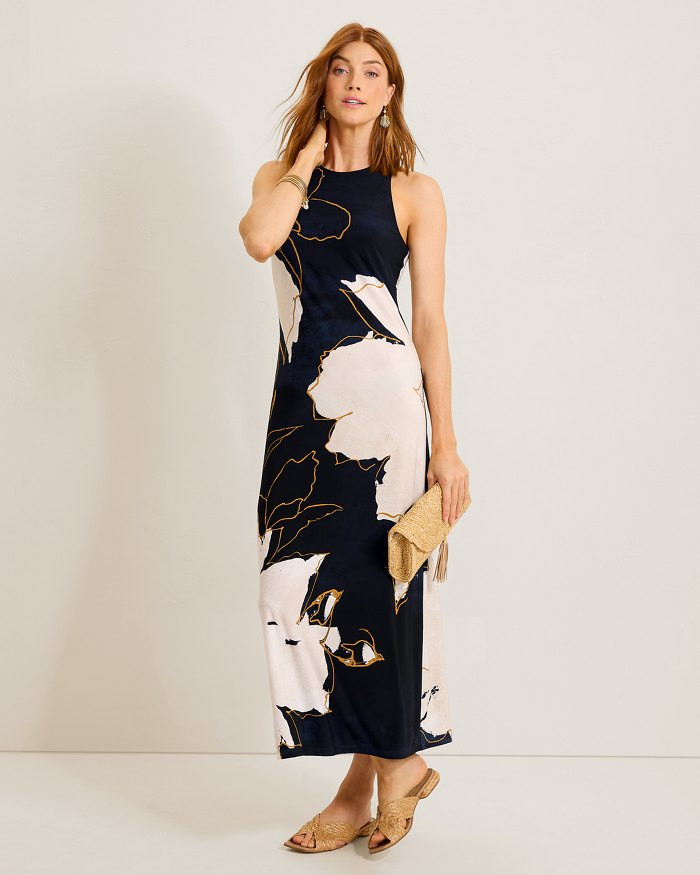 Jasmina Gilded Petals Maxi Dress | Tommy Bahama