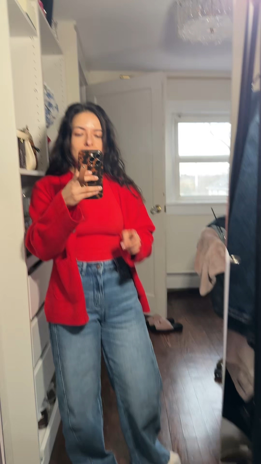 Casual outfit idea for Early spring. Petite friendly. Red top and sweater size XS. I will repost when I have the link for the jeans!

#LTKPetite #LTKSeasonal