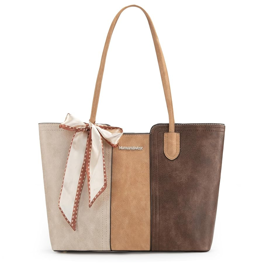 Montana West Tote Bags for Women Medium Top Handle Satchel Purses | Amazon (US)