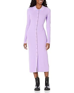 The Drop Women's Jaxon Rib Button Down Sweater Dress | Amazon (US)