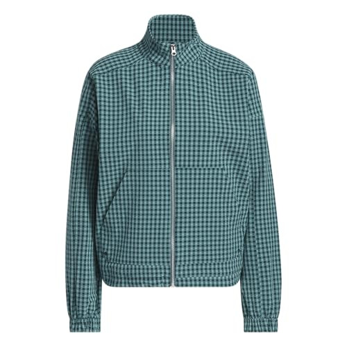 adidas Women's Ultimate365 Gingham Jacket, Aurora Ivy, Medium | Amazon (US)