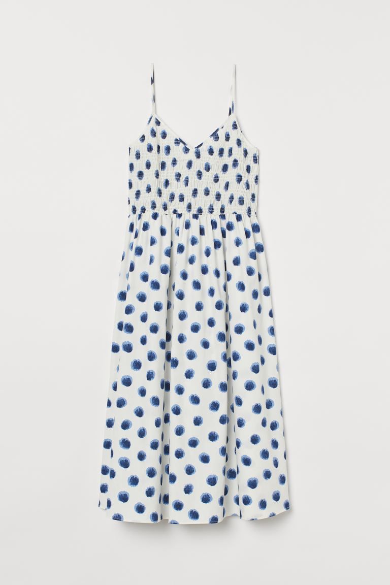 Smocked Cotton Dress | H&M (US + CA)