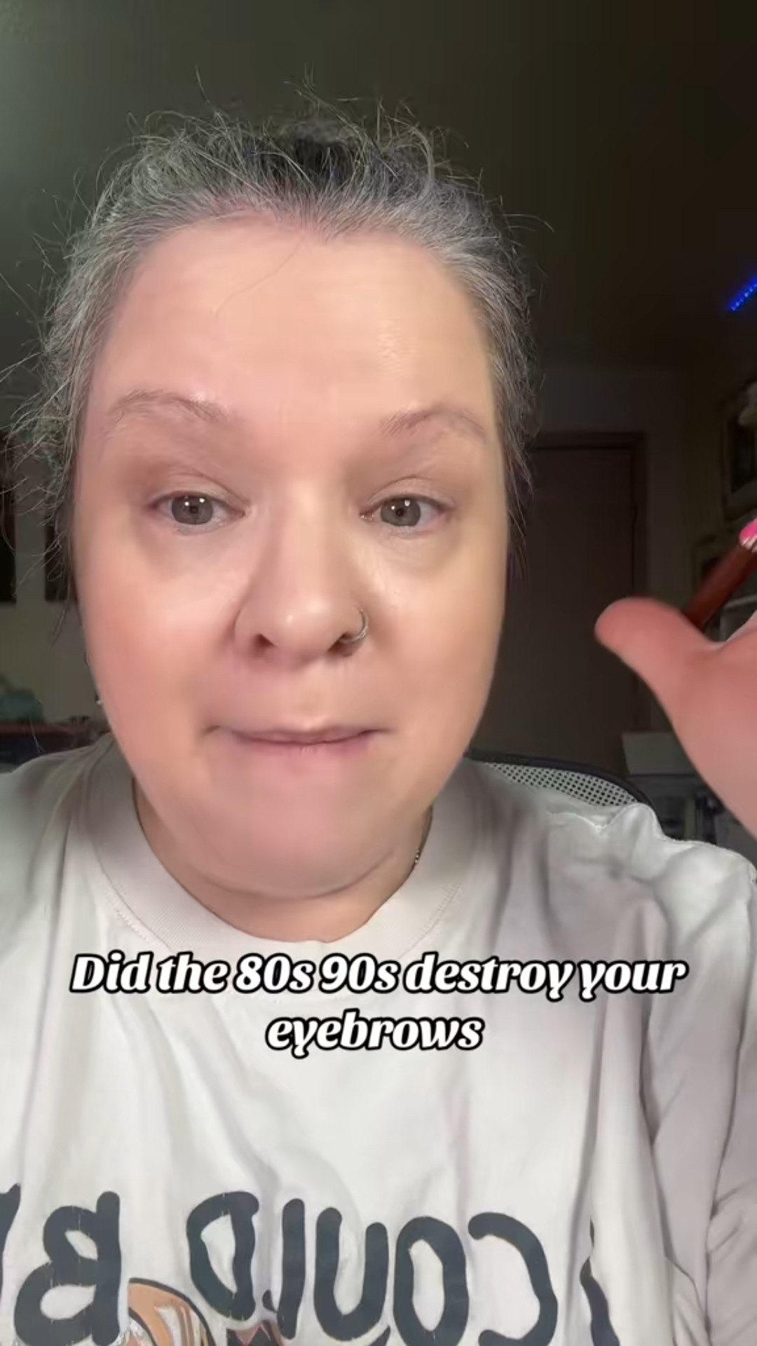 My poor eyebrows are suffering from over plucking in the 80s and 90s 

#LTKBeauty #LTKvlog #LTKOver40