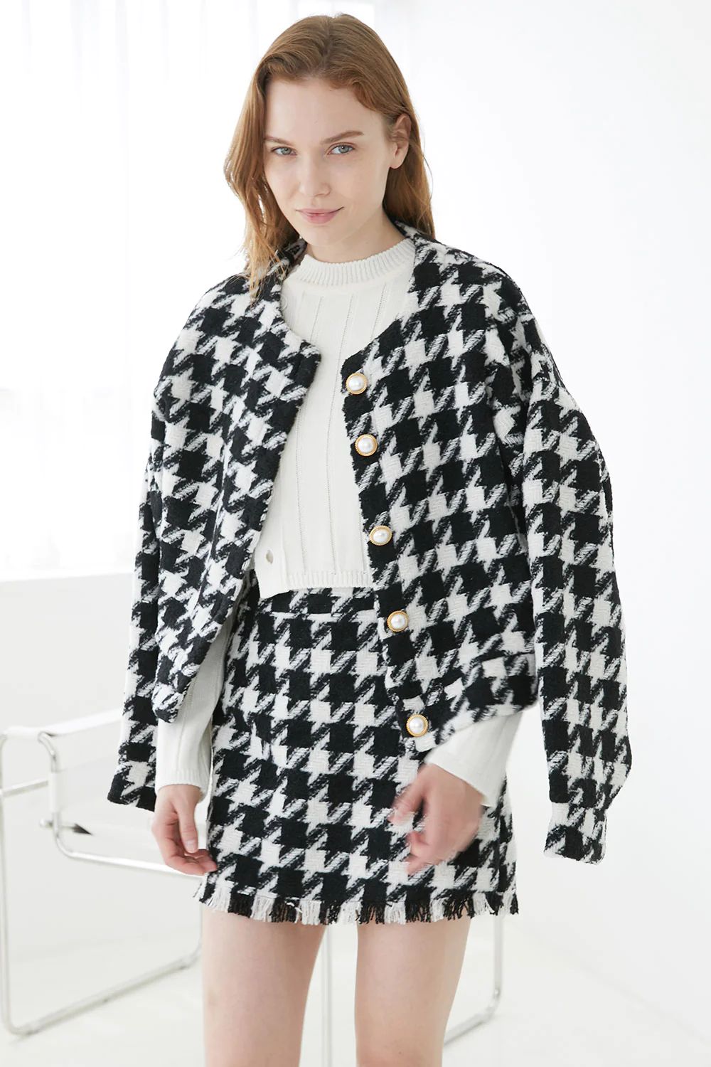 Lori Houndstooth 2 Piece Set | Storets (Global)