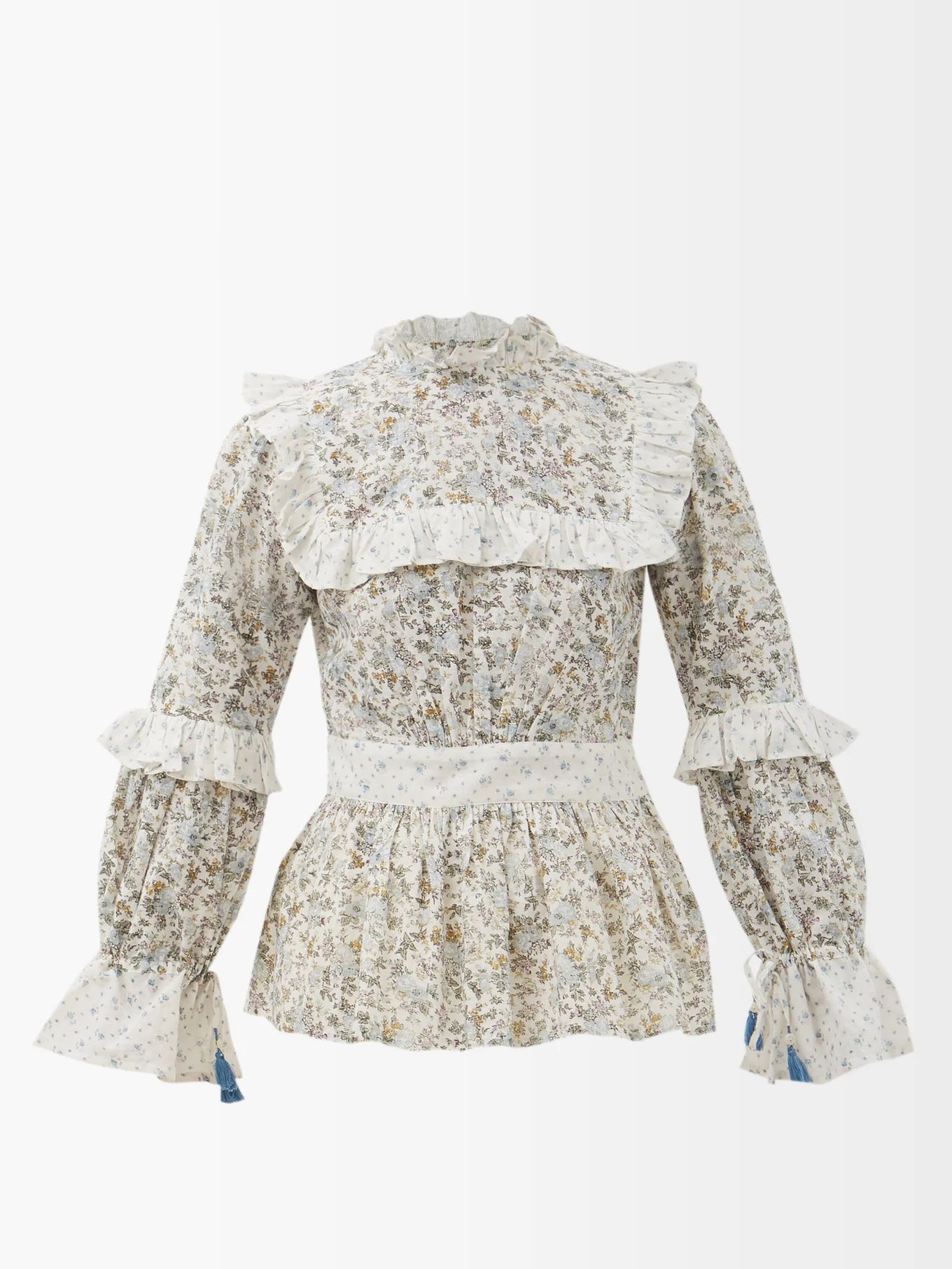 Greta floral-print cotton blouse | D'Ascoli | Matches (US)