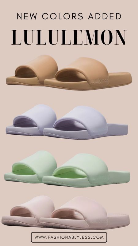 So many cute new colors in these lululemon slides 

#LTKActive #LTKstyletip #LTKshoecrush