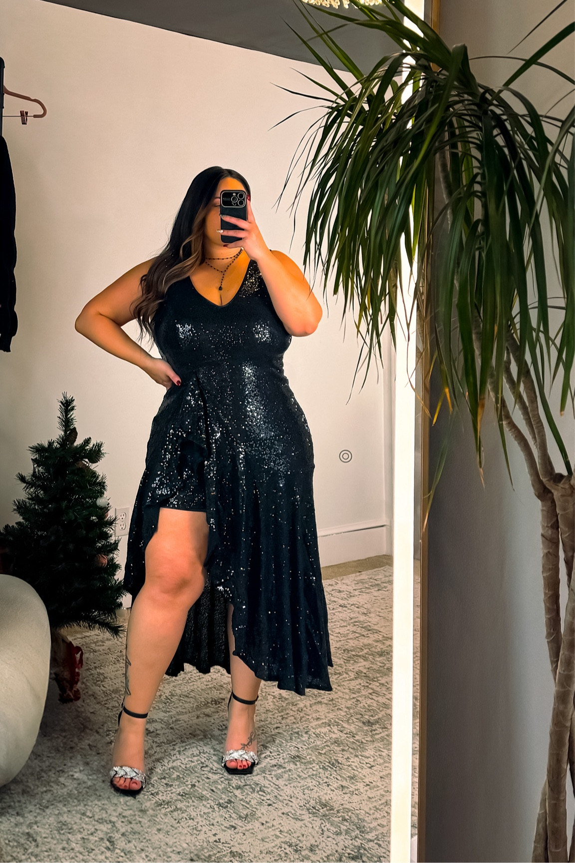 NYE sequin dress idea! 

Shown in size XL! 

Promo code: 4227ZXXZ
2024-12-17 ~ 2024-12-22

Shapewear is size XXL 

Plenty of room for a full bust! Size down if smaller in that area! 

#LTKParties #LTKMidsize #LTKHoliday