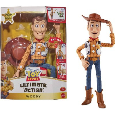 Disney and Pixar Toy Story 5 Ultimate Action Woody Figure, Simple & Animated Mode, 16" Posable | Target