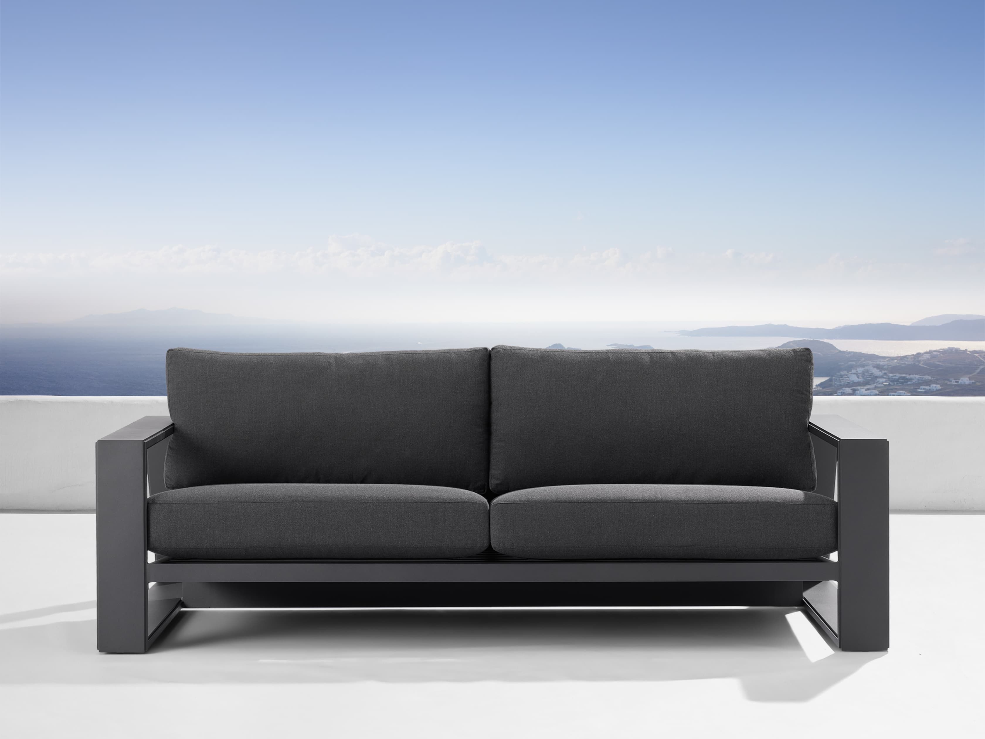 Canyon Outdoor Aluminum Sofa | Arhaus