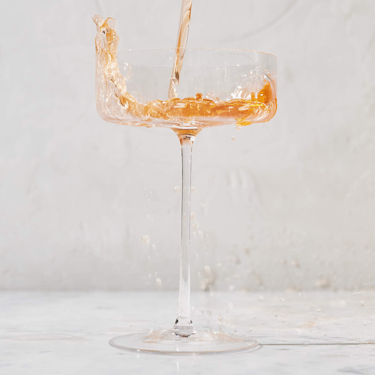 Edge 12-Oz. Coupe Glass + Reviews | Crate & Barrel | Crate & Barrel