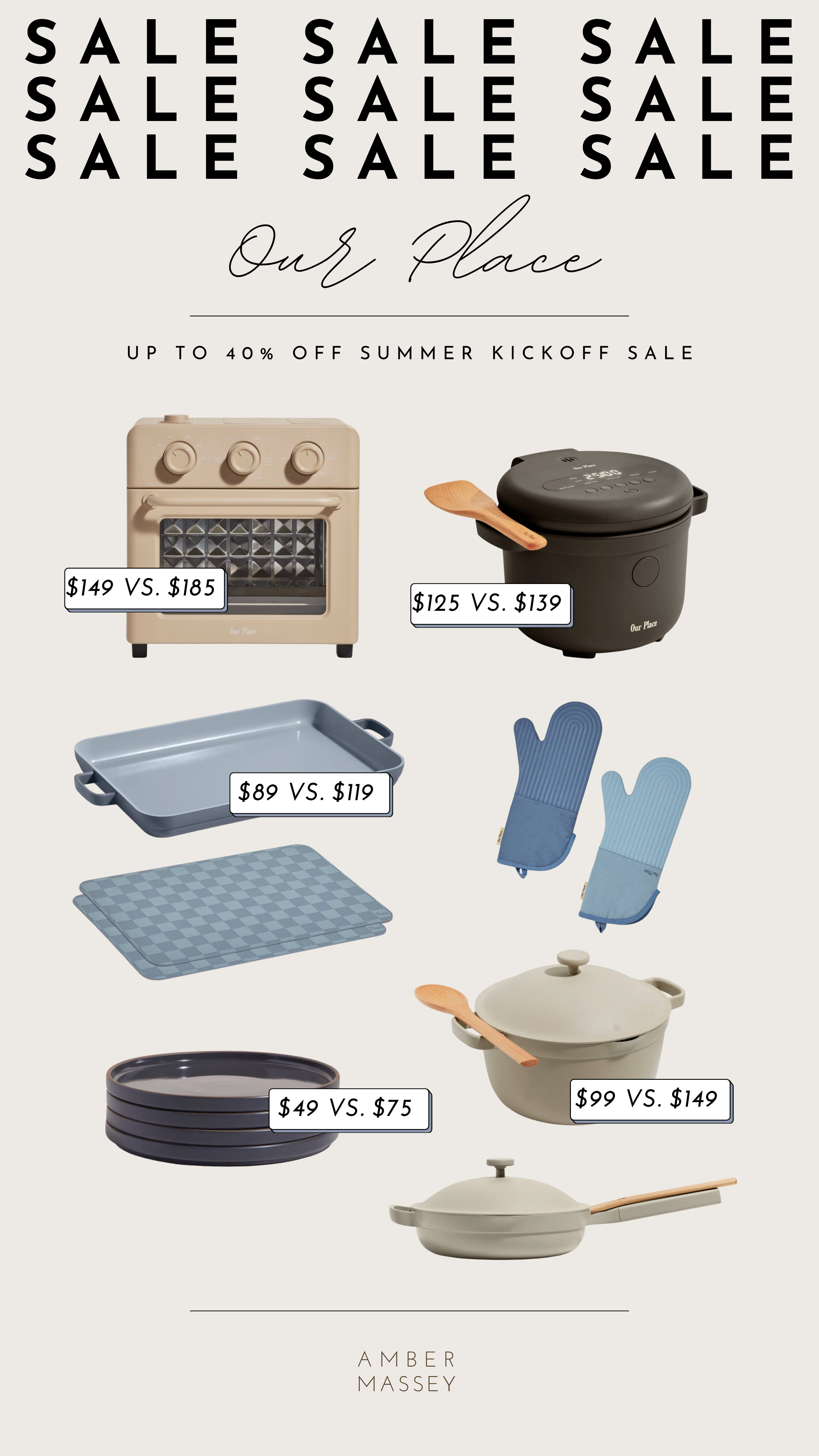 our place up to 40% off summer kickoff sale!

our place, on sale, kitchen essentials 

 #LTKSeasonal #LTKHome