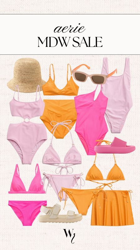 Pink and orange summer swim on sale MDW sale Aeire swim 

#LTKFindsUnder50 #LTKStyleTip #LTKSwim