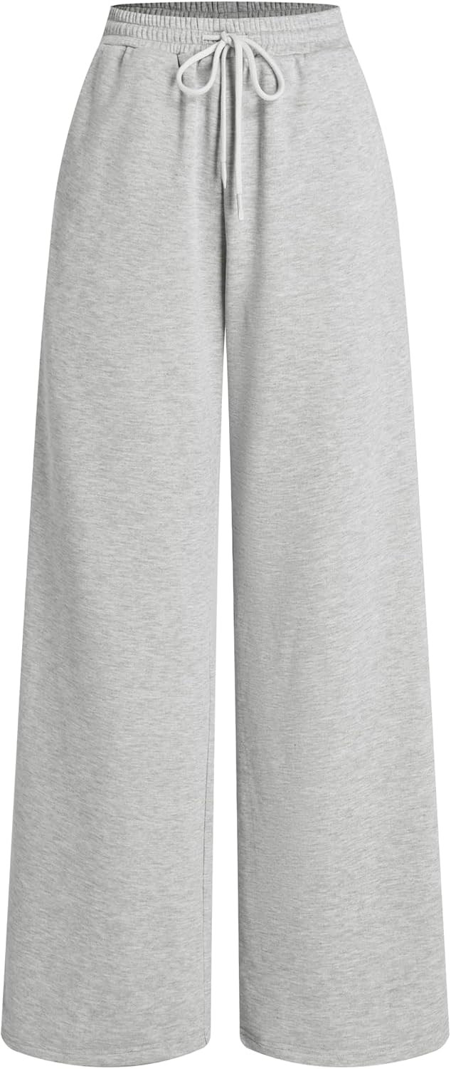 CIDER Womens Wide Leg Sweatpants Drawstring Lounge Pants | Amazon (US)