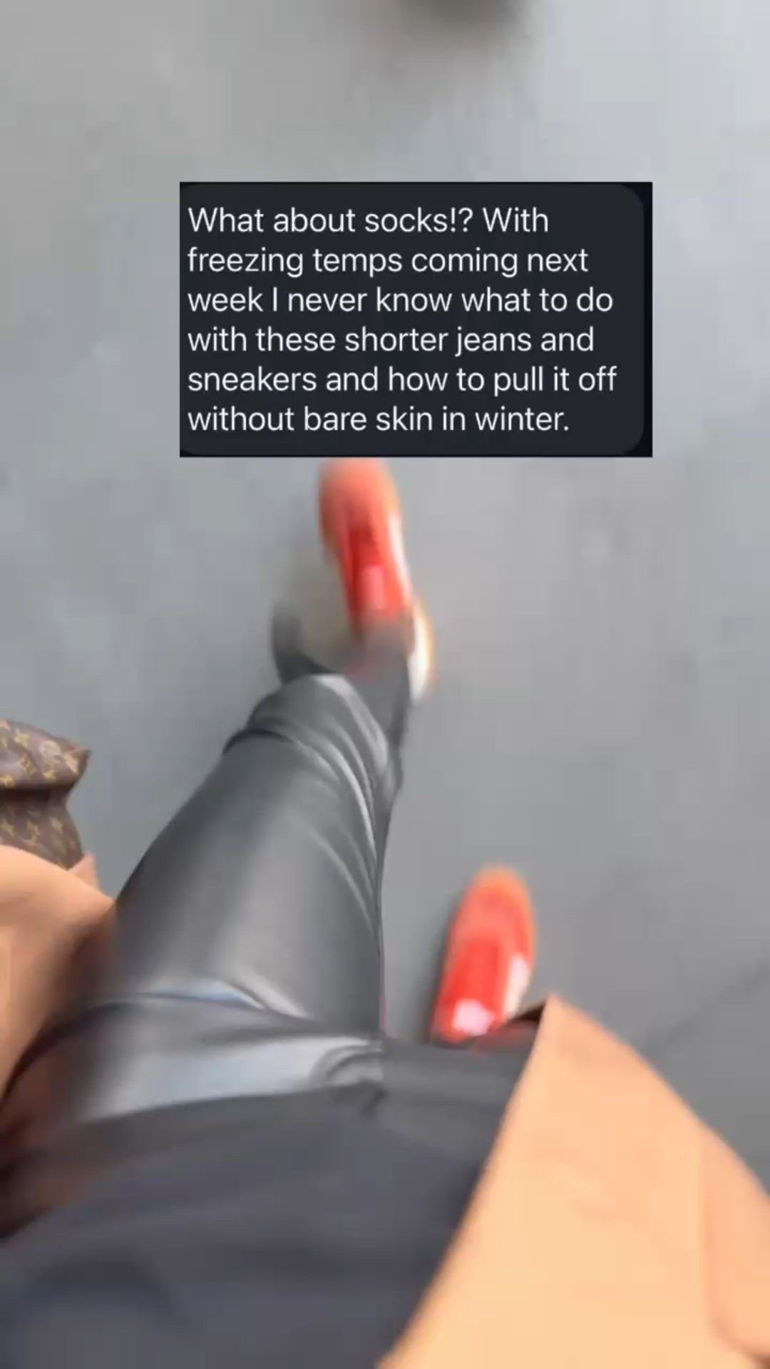 Colder days just mean more chances to show off my sock collection 🧦Making the chill fun with printed socks + sneakers — because cozy can be cute!

#LTKOver40 #LTKSeasonal #LTKStyleTip