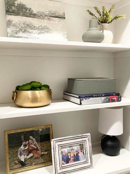 Styling your shelves with the color scheme in your home creates a cohesive and appealing display that is aesthetically pleasing to the eye. Beautiful home decor!

#LTKstyletip #LTKhome #LTKunder50