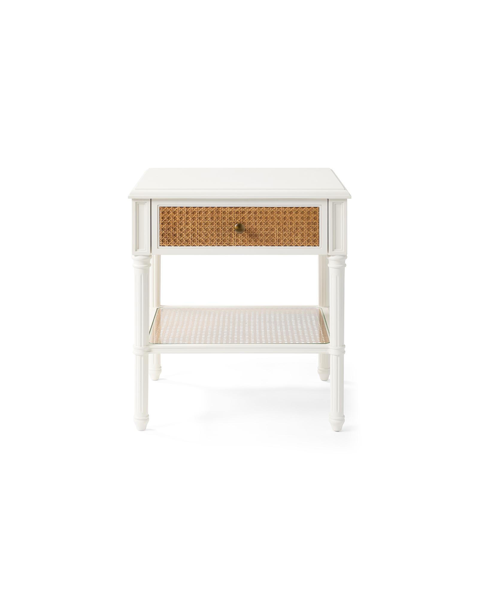 Tremont 1-Drawer Nightstand - White | Serena and Lily
