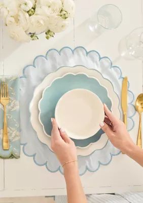 Society Social x Crown & Ivy™ Wavy Border Salad Plate | Belk