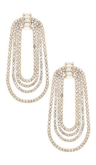 Looped Earrings in Gold | Revolve Clothing (Global)