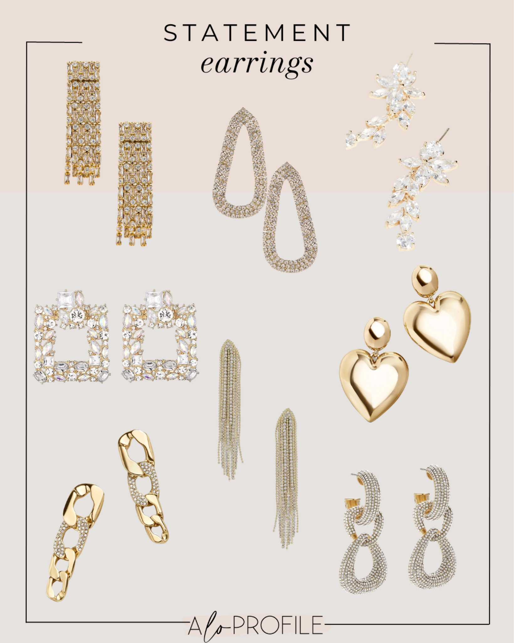 Statement earrings I’m loving! // statement earrings, accessories, earrings, gold earrings, silver earrings