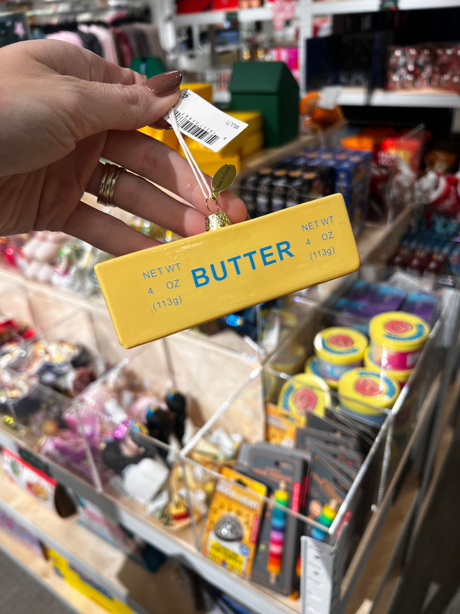 Butter ornament anyone? 

#LTKSeasonal #LTKFindsUnder100 #LTKFindsUnder50