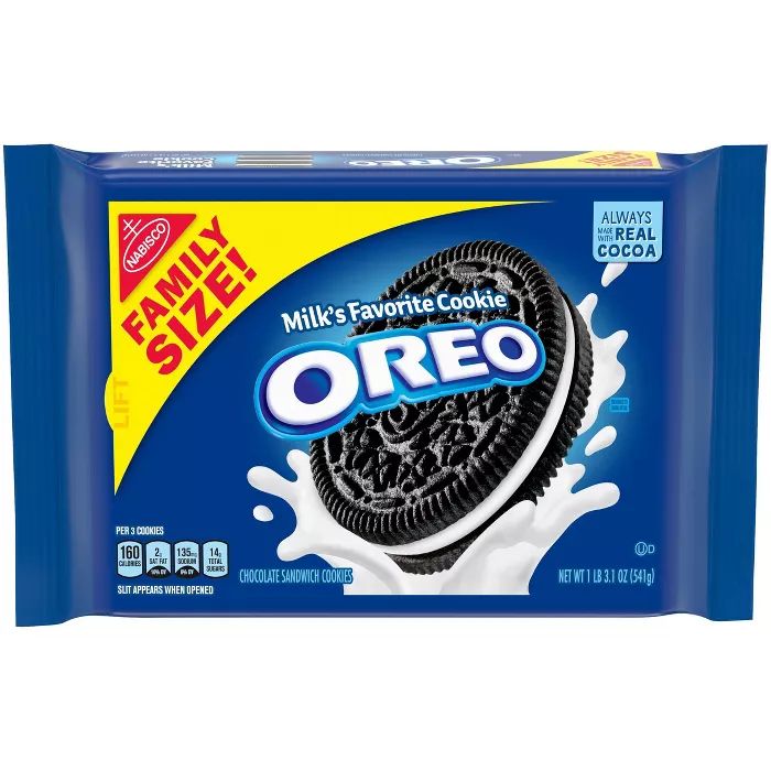 Oreo Chocolate Sandwich Cookies Family Size - 19.1oz | Target