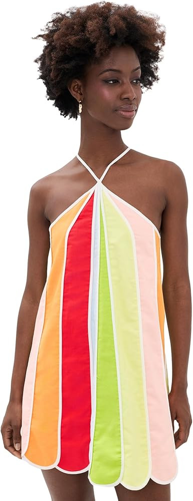 English Factory Women's Linen Umbrella Mini Dress | Amazon (US)