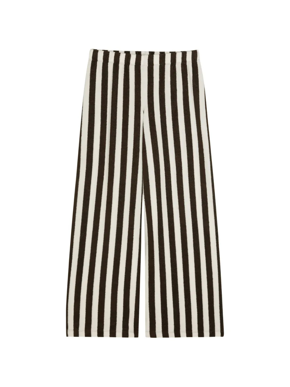 Suzie Kondi Lito Striped Velour Trousers | Brown | FARFETCH | Farfetch Global