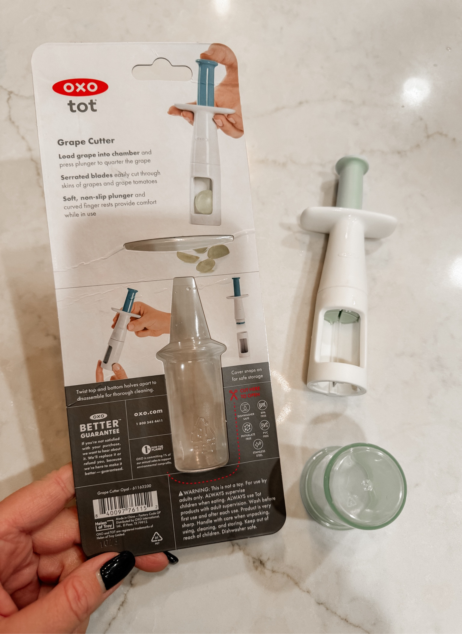 I am so excited that I now have grape cutter. It will be perfect to use when the grand babies are over and not worry about them choking on grapes. 

#LTKfamily #LTKhome #LTKkids