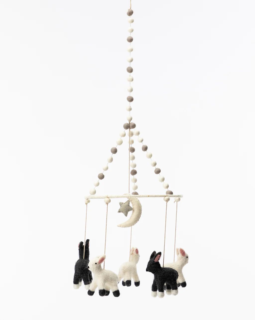 Lamb Pom Pom Mobile | McGee & Co.