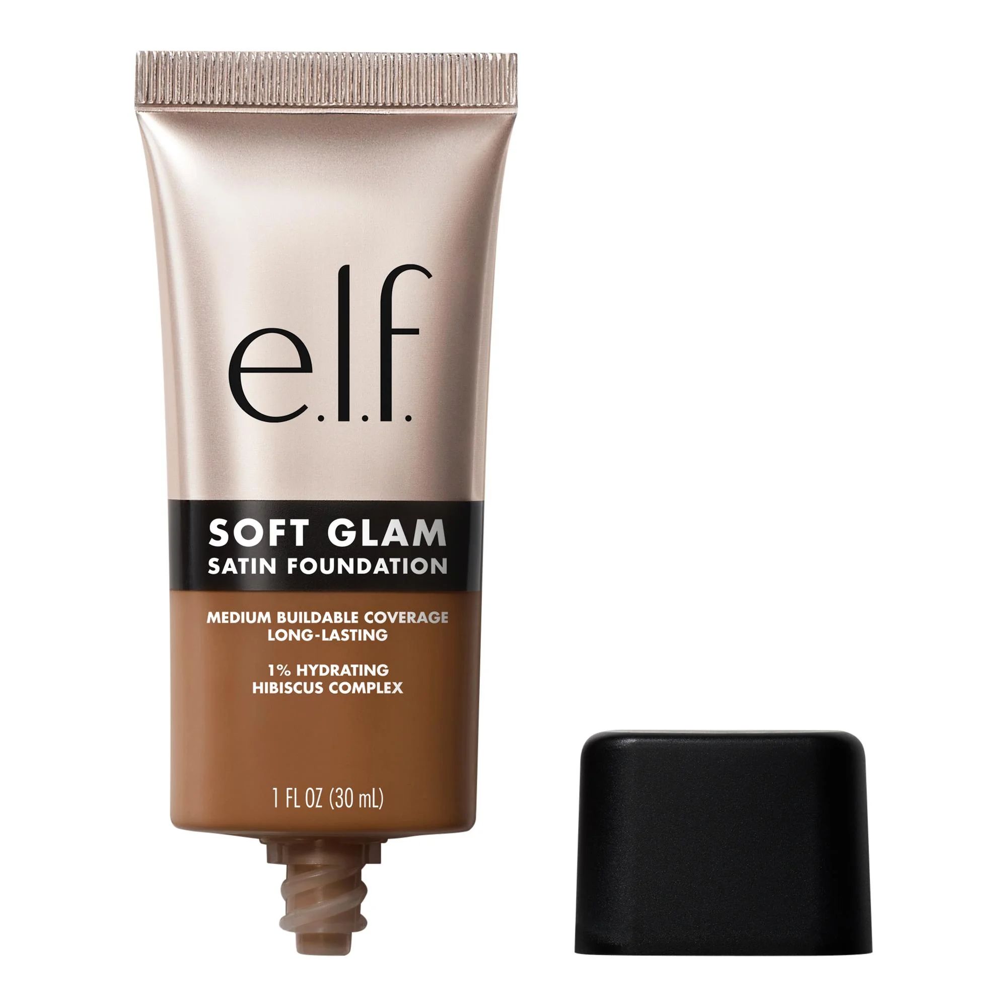 e.l.f. Soft Glam Satin Foundation, 55 Deep Warm, 1 fl oz | Walmart (US)