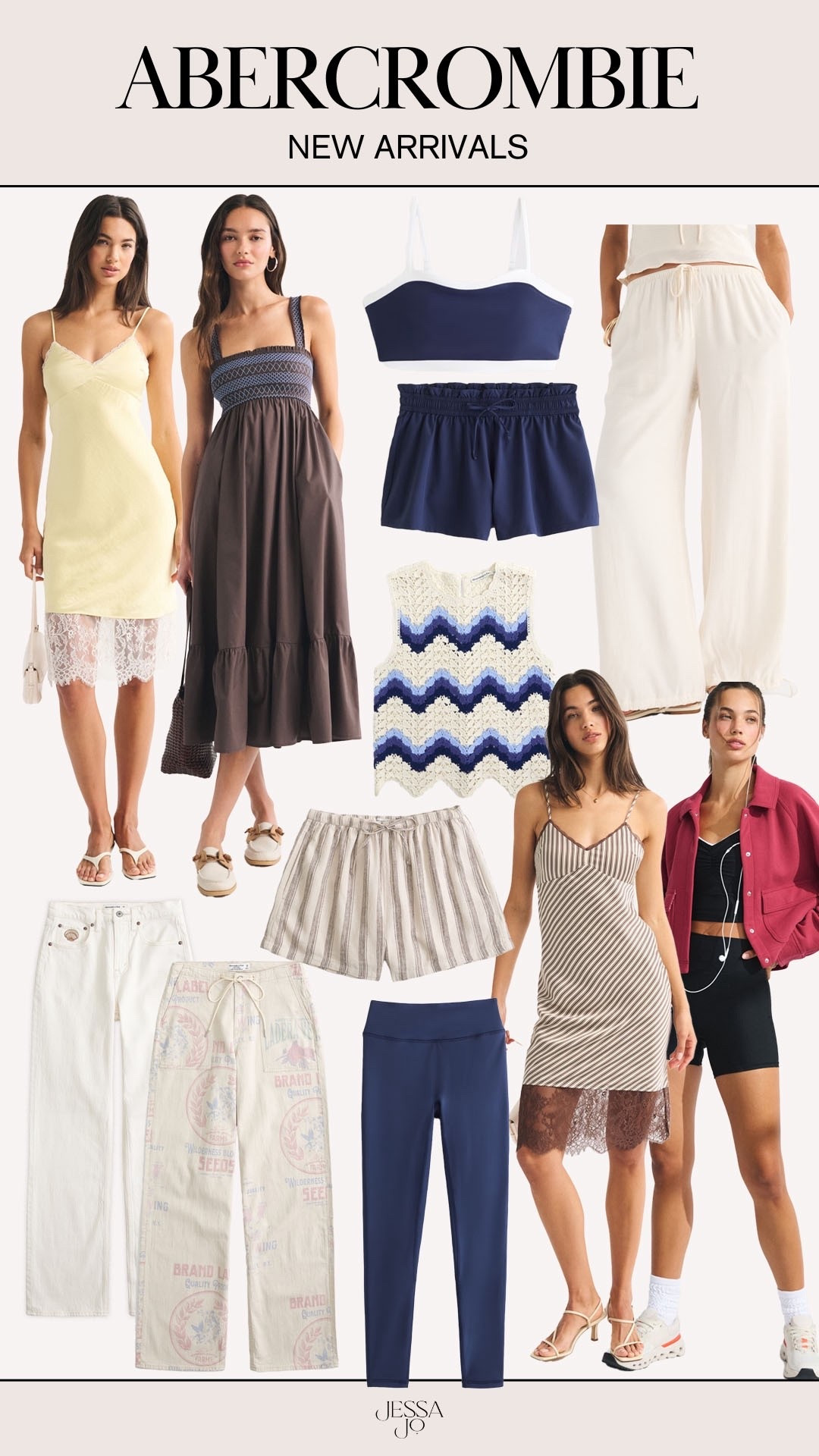 Abercrombie new arrivals. Abercrombie fashion. Summer dress. Abercrombie coastal collection. Crochet summer sweater. Trendy linen shorts  

#LTKSwim #LTKootd #LTKSeasonal