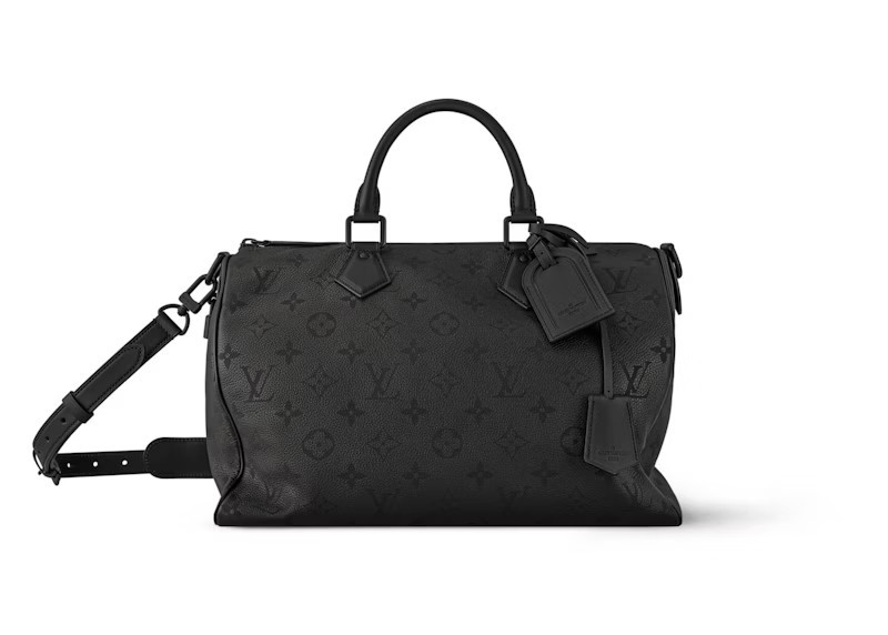 Men's Louis Vuitton Speedy P9 Bandouliere 40 in Ultra Black | StockX