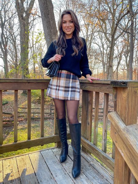 Fall fashion, fall outfit, winter fashion, winter outfit, ootd, style, fashion style, skirt, sweater, boots, thanksgiving outfit, 

#LTKHoliday #LTKSeasonal #LTKstyletip