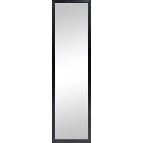 Mainstays 13x49 Black Rectangle Large Wall Mirror for Bathroom or Living Room | Walmart (US)