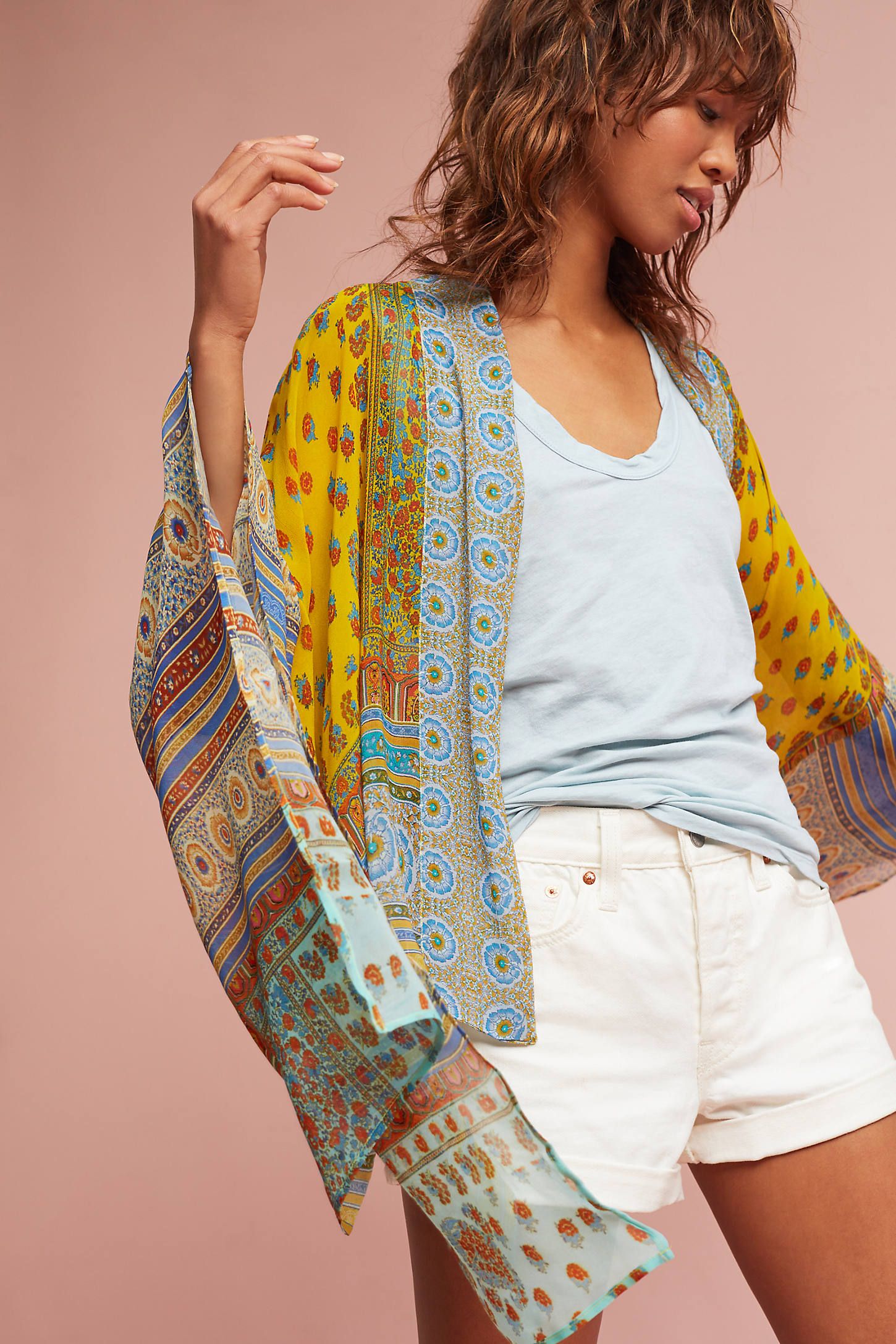 Sunshine Paisley Kimono | Anthropologie (US)